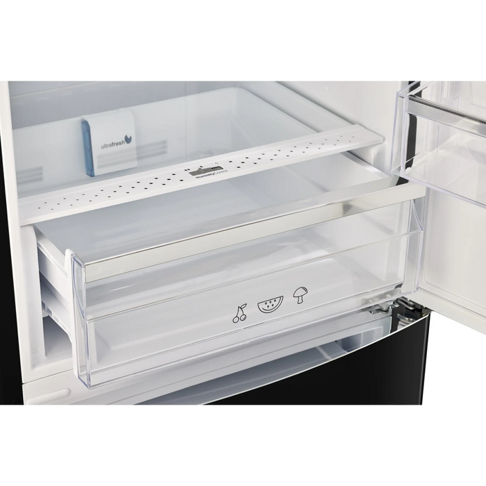 UNIQUE 24" Counter Depth Freestanding Bottom Mount Refrigerator, UGP-340L B AC