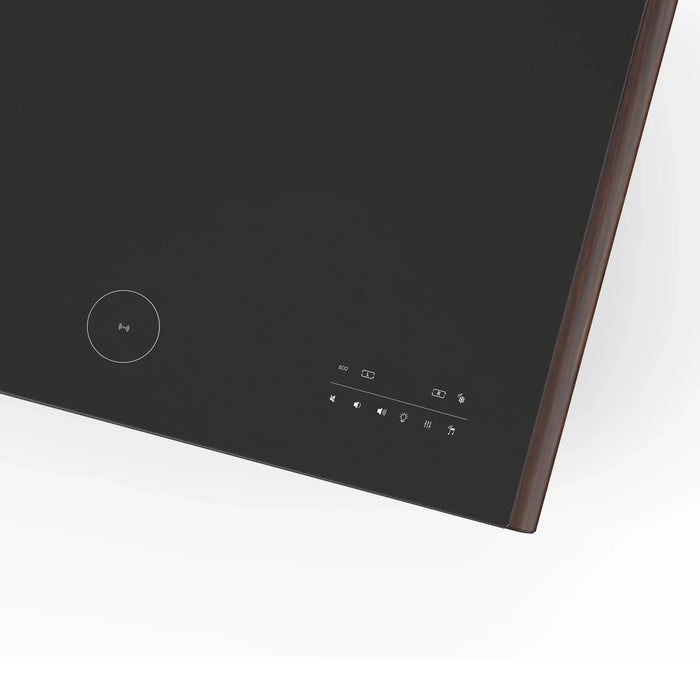 FORNO Evoluto 51" Smart Coffee Table – Dual Fridge Drawers Wood Accents FCTFR7006-51WD