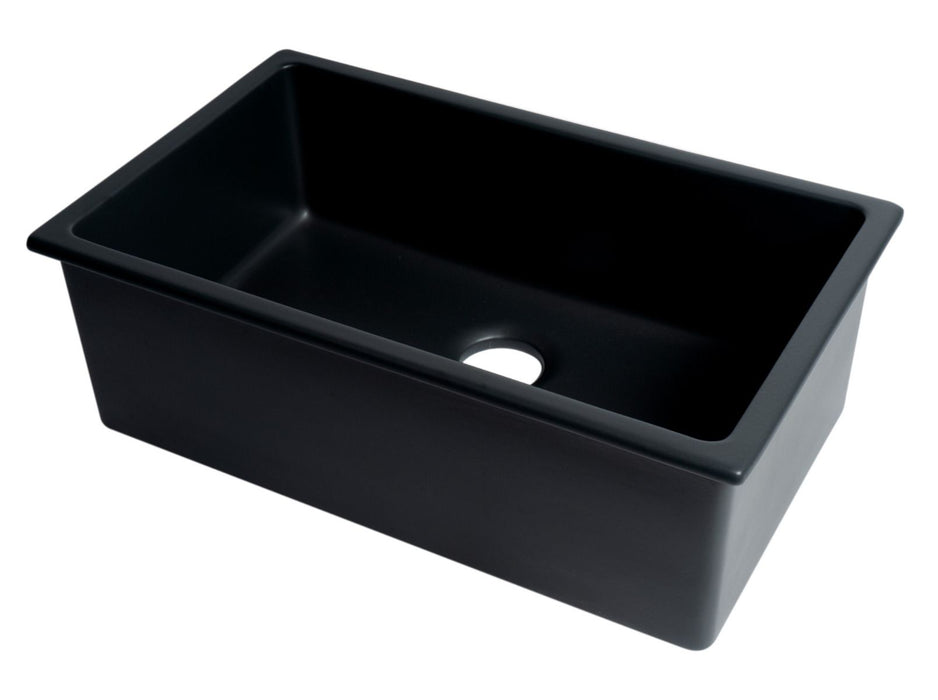ALFI brand 30" Undermount / Drop In Fireclay Kitchen Sink AB3018UD