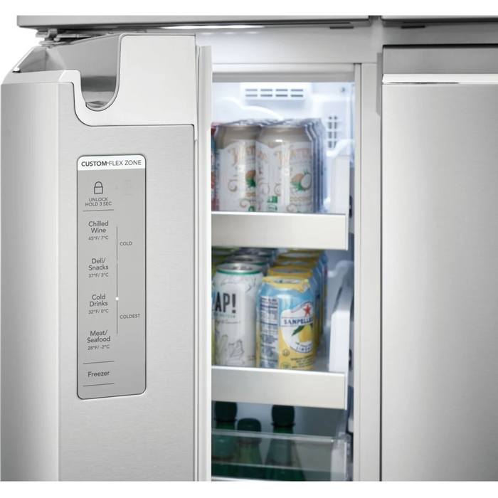 Frigidaire 36" Counter-Depth 4-Door French Door Refrigerator GRQC2255BF