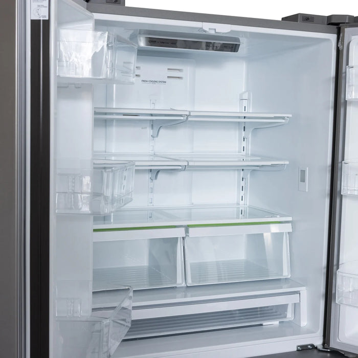 Kucht 36" Counter Depth Freestanding French Door Refrigerator KR700i