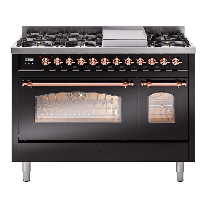 ILVE Nostalgie II 48" Dual Fuel Range, UP48FNMP