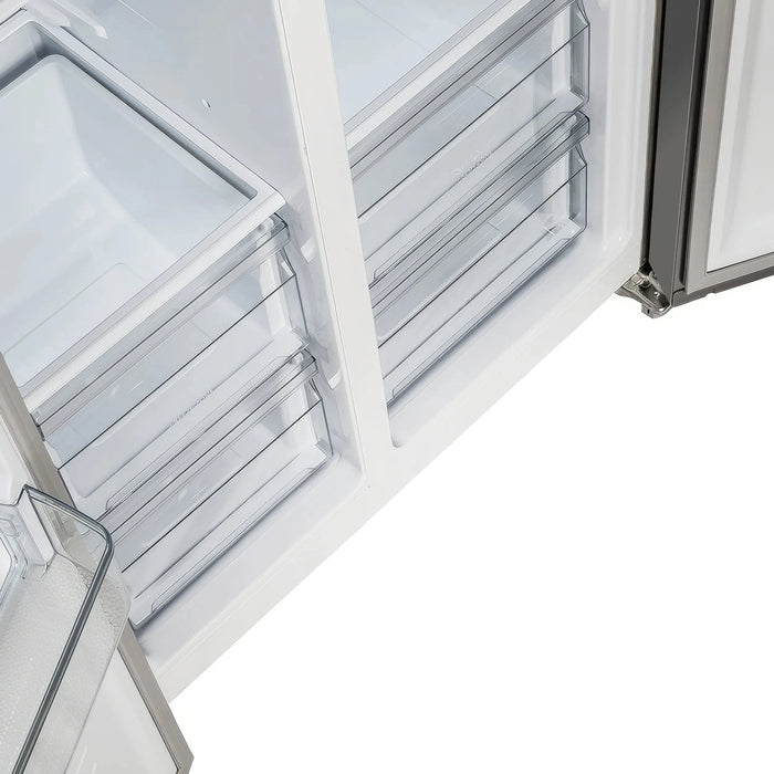 FORNO Salerno 33" Side-by-Side Built-In Refrigerator FFRBI1805-33SB