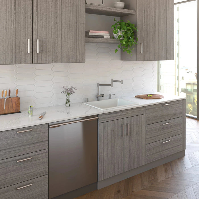 ALFI brand 24" Undermount / Drop In Fireclay Kitchen Sink AB2418UD