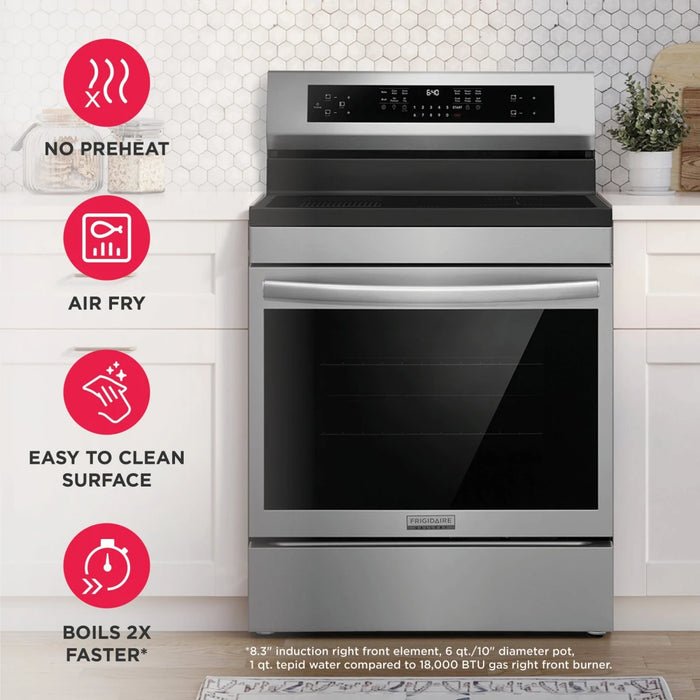 Frigidaire 30" Freestanding Induction Range GCRI3060BF