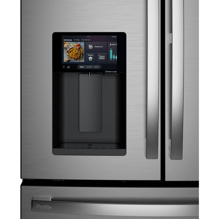 GE 36" Freestanding 4-Door French-Door Smart Refrigerator, PVD28HYYFS