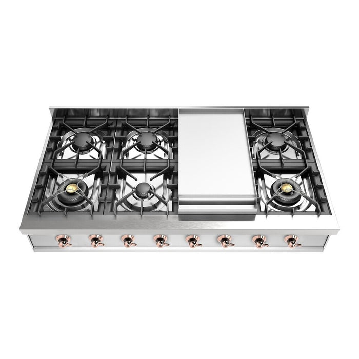 ILVE Nostalgie II 48" Built-In Gas Rangetop UHCP48FNSSB