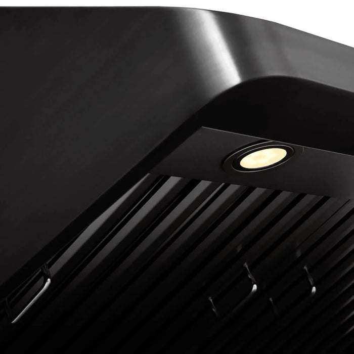 ZLINE 600 CFM Ducted Under Cabinet Range Hood, Black Stainless Steel, BS623