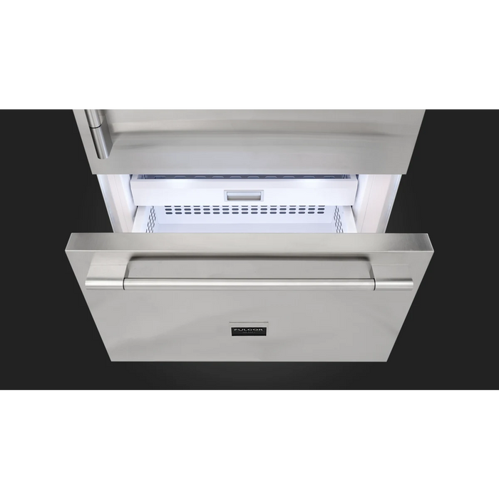 FULGOR 36" Built-In Bottom Mount Refrigerator, F7PBM36S1R