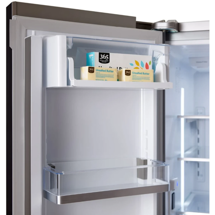 Viking® 3 Series 36" Stainless Steel Counter Depth Freestanding French Door Refrigerator RVFFR336SS