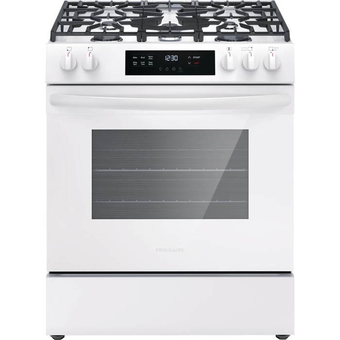 Frigidaire 30" Freestanding/Slide-In Gas Range FCFG3062AB