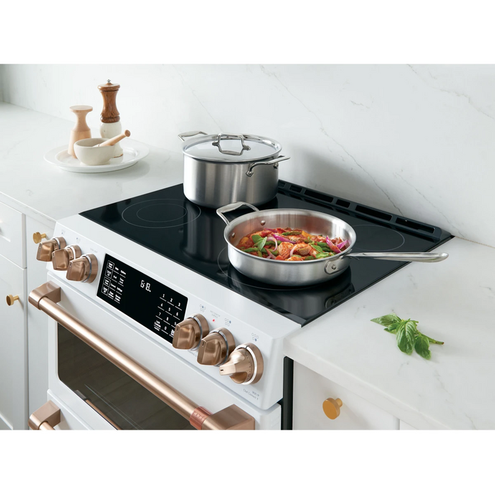 Cafe 30" Slide-In Electric Smart Range, CES700P4MW2