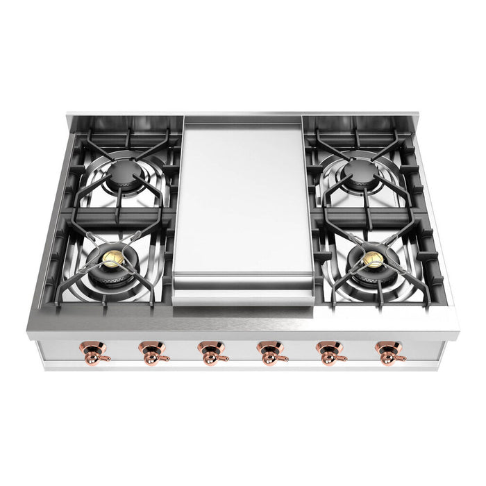 ILVE Nostalgie II 36" Built-In Gas Rangetop UHCP36FNSSB