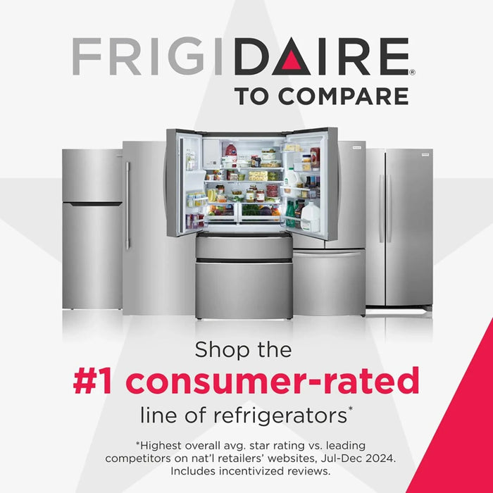 Frigidaire 36" Counter-Depth French Door Refrigerator FRFG2011AV