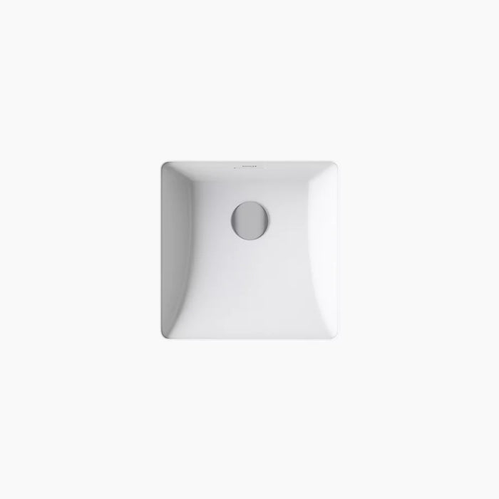 KOHLER Brazn 16-1/4" square undermount bathroom sink K-21056