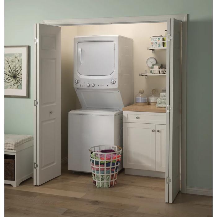 GE 27" Electric Laundry Center, GUD27ESSMWW