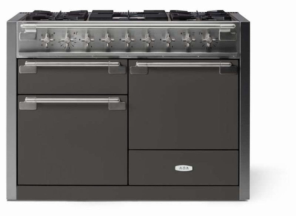 AGA 48" Elise Dual Fuel Range - Slate AEL481DFSLT