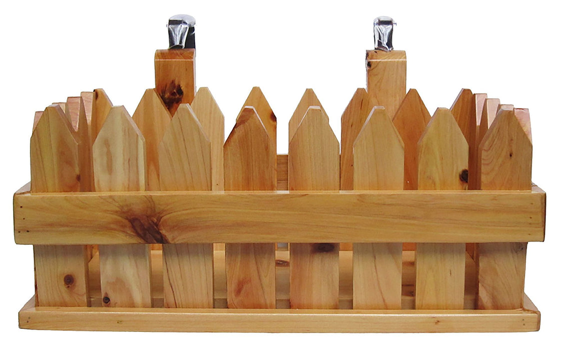 ALFI brand 57" Free Standing Wooden Soaking Bathtub, Headrest AB1187