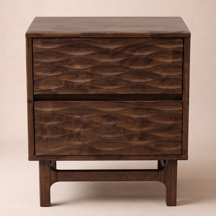 Elara Solid Wood Nightstand