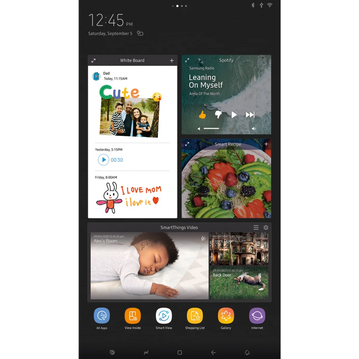 Samsung 36" Freestanding Side by Side Smart Refrigerator RS27T5561SR