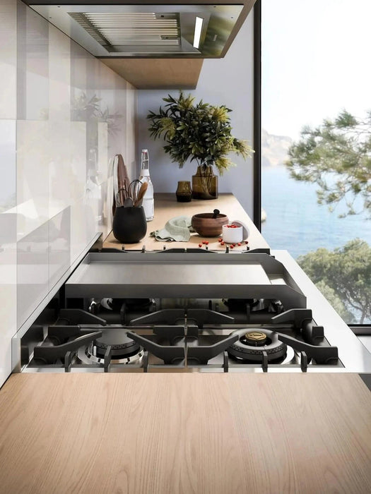 ILVE 40"Professional Plus Dual Fuel Range, White UPD40FWMPWH