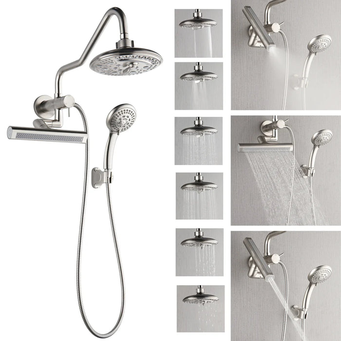 Forno Acqua AcquaFALL Mini Shower Head, Overhead Rainfall Shower SMW2BN-C2