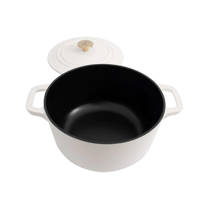 ZLINE 5-Piece Enameled Cast Iron Cookware Set, Black Matte CWSETS-BLM-5