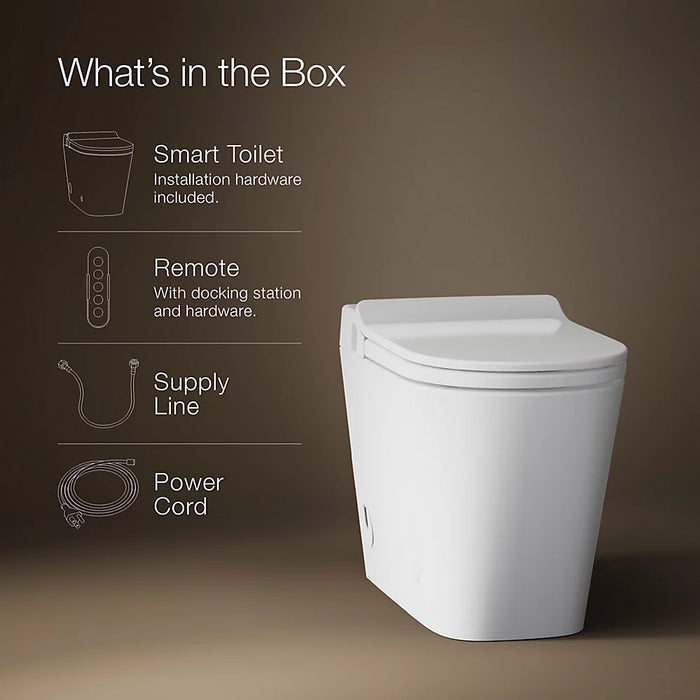 KOHLER Leap One-piece elongated smart toilet, dual-flush K-28529