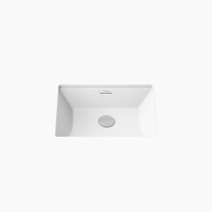 KOHLER Brazn 21-1/4" rectangular undermount bathroom sink K-21058