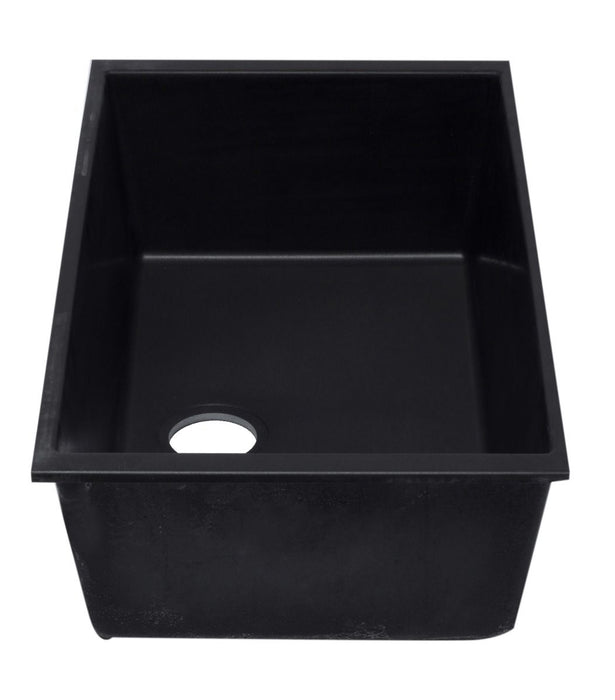 ALFI brand 33" Single Bowl Undermount Granite Composite Kitchen Sink AB3322UM