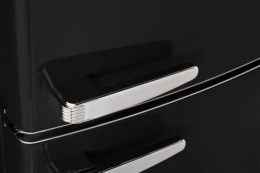 UNIQUE 28" Black Bottom Mount Refrigerator, UNQ-455L B AC