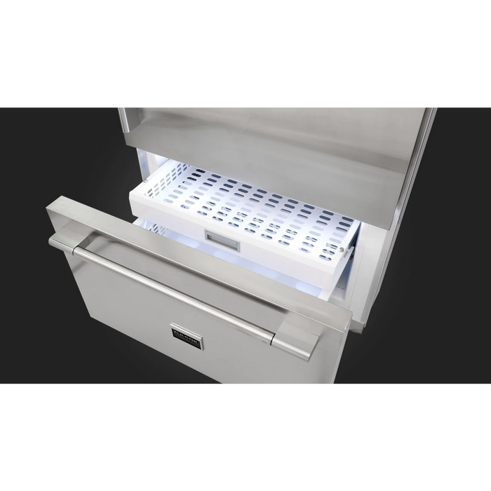 FULGOR 36" Built-In Bottom Mount Refrigerator, F7PBM36S1R