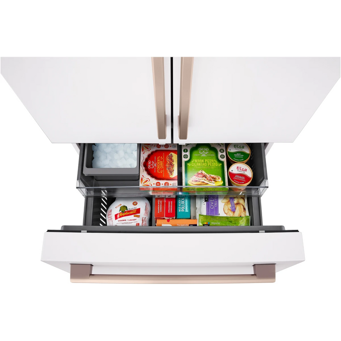 LG 36" Counter-Depth Freestanding French Door Smart Refrigerator, SRFB27W3