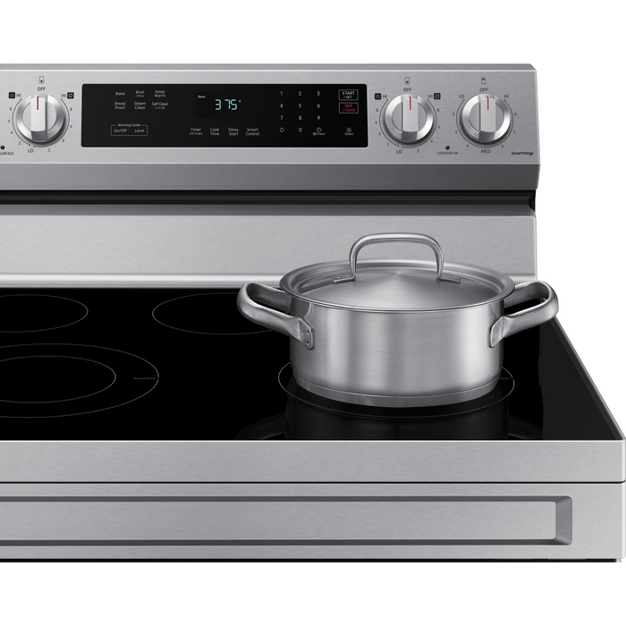 SAMSUNG 30" Freestanding Electric Smart Range, NE63A6311SS