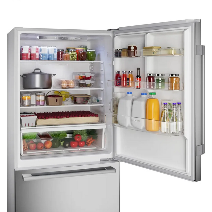 BOSCH 33" Counter-Depth Freestanding Bottom Freezer Refrigerator, B33CM10SNS