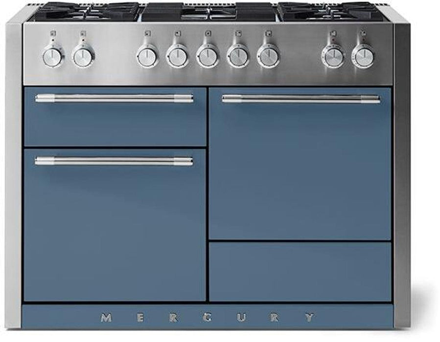 AGA Mercury 48" Dual Fuel 3 Oven Range - Stone Blue AMC48DFSTB