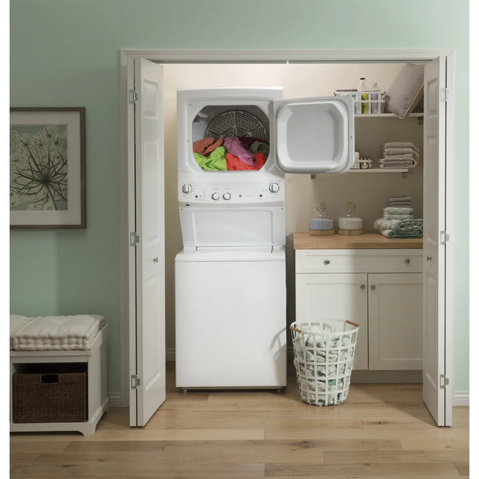 GE 27" Electric Laundry Center, GUD27ESSMWW