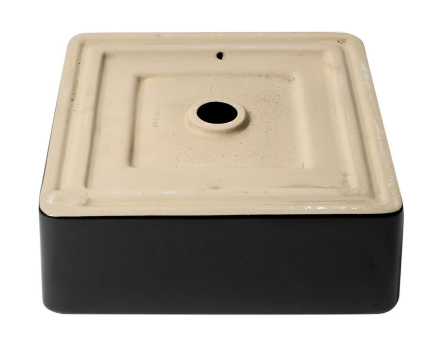 ALFI brand 16" Modern Square Above Mount Ceramic Sink ABC903