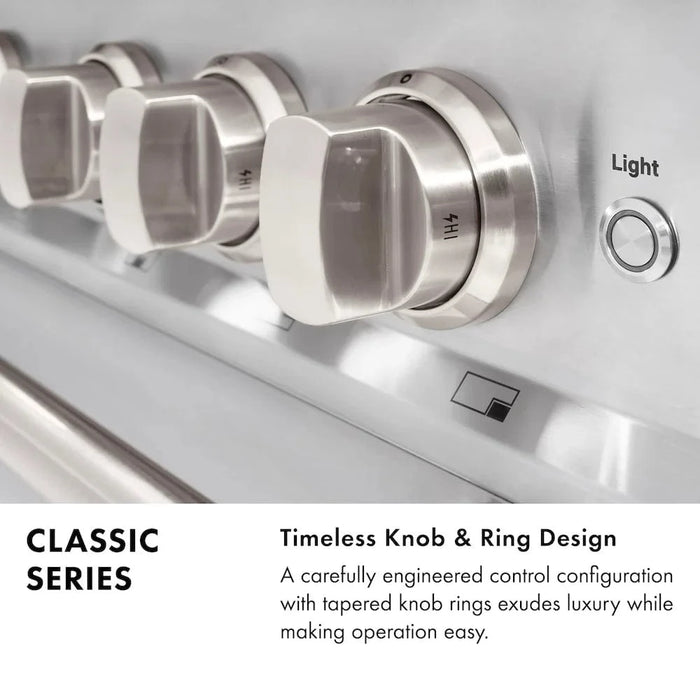 ZLINE 36"Classic Gas Range, Convection Gas Oven, Stainless Steel, CGR36