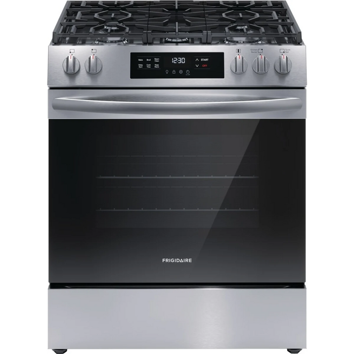 Frigidaire 30" Freestanding/Slide-In Gas Range FCFG3062AB