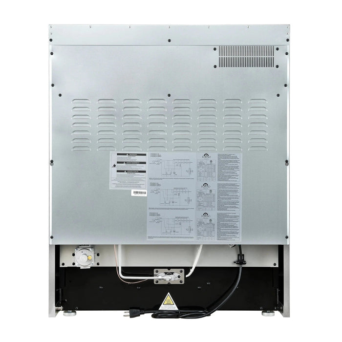 FORNO Giovanni 30" Gas on Gas Range FFSGS6274-30BLK