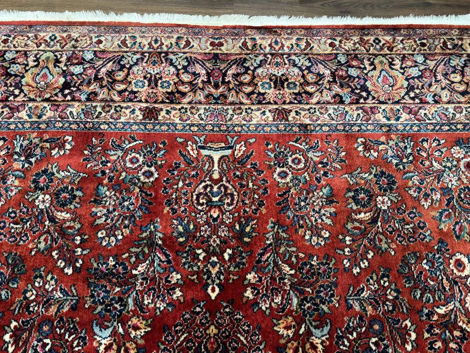 10x18 Karastan Sarouk Rug #785, Wool Large Palace Sized Vintage Karastan Carpet
