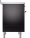 ILVE Nostalgie II 36 " Electric Range, Glossy Black, Copper Trim UPI366NMPBKP ILVE