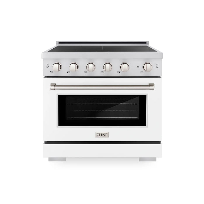 ZLINE Paramount Induction Range, Cooktop, Electric Convection Oven, Satin Stainless Steel SINRS-WM