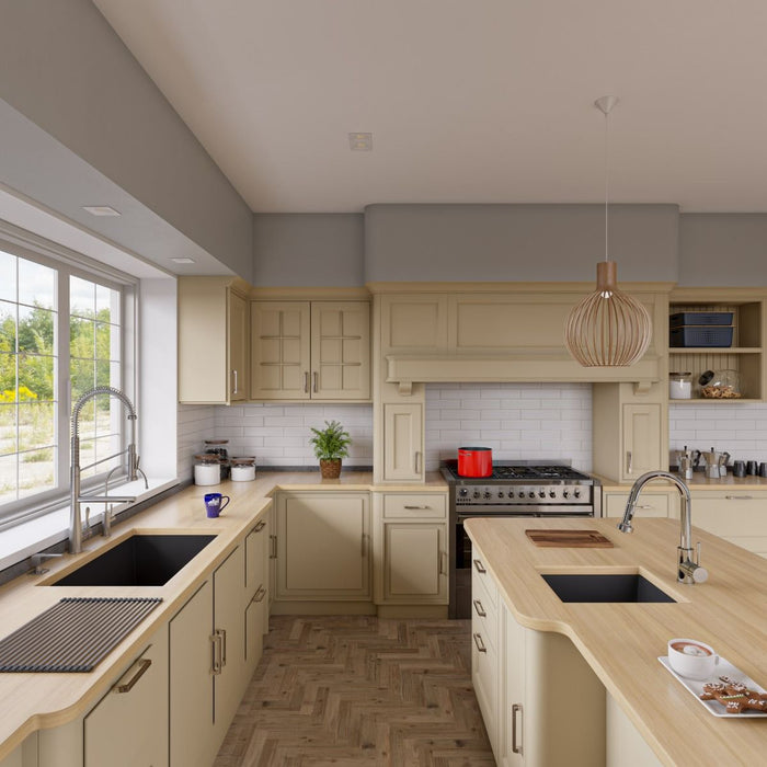 ALFI brand 33" Single Bowl Undermount Granite Composite Kitchen Sink AB3322UM