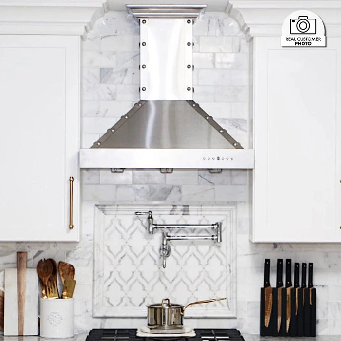 ZLINE 36" Designer Series Stainless Island Range Hood, KB2i-4SSXS-36