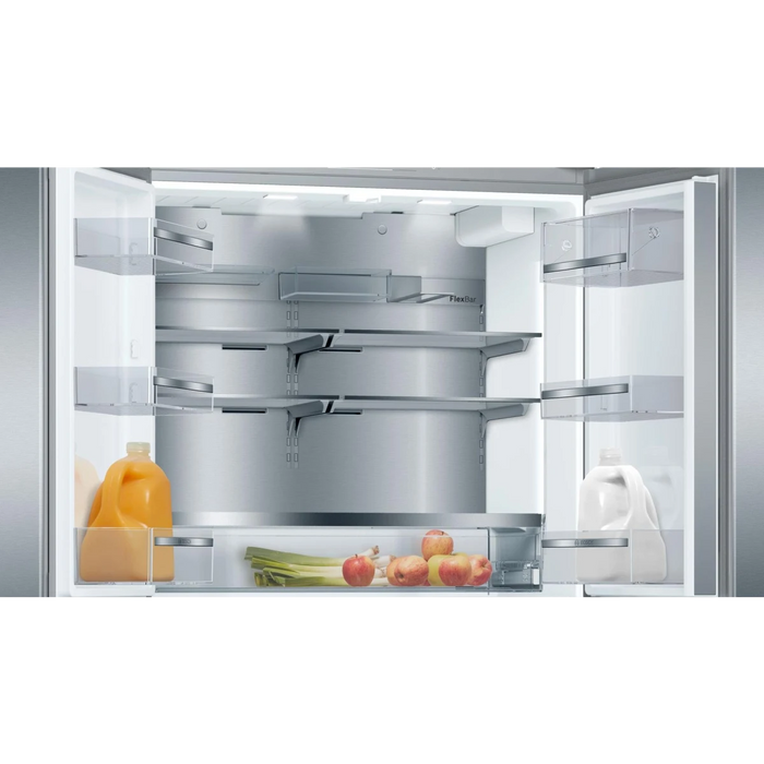 BOSCH 36" Counter Depth French Door Smart Refrigerator, B36CL80SNS