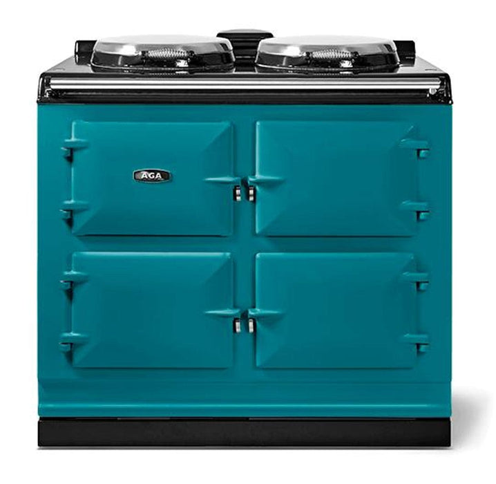 AGA 39" eR7 100 Classic Cast Iron Collection Electric Range - Salcombe Blue AER7339SAL