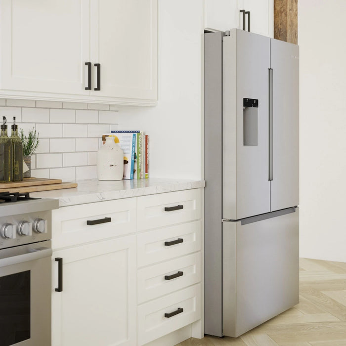 Bosch 36" Freestanding French Door Bottom Mount Smart Refrigerator, B36FD10ENS