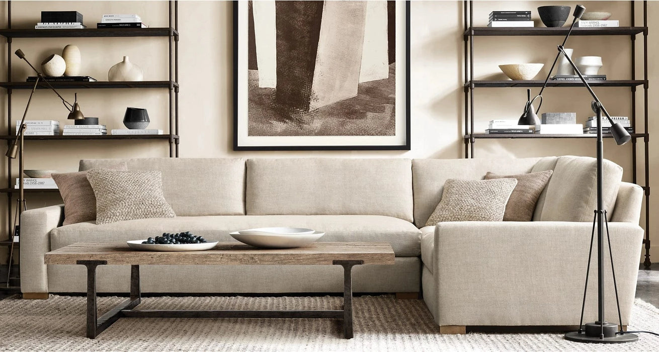 T-Brace Rectangular Coffee Table